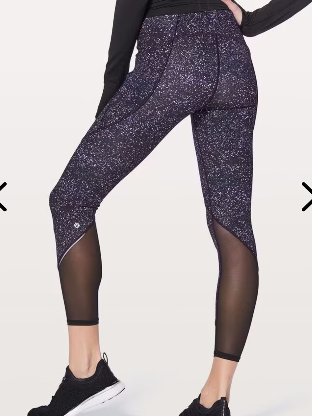 LULULEMON Gait Keeper 7/8 leggings in Crystalline Multi (Cosmic purple)